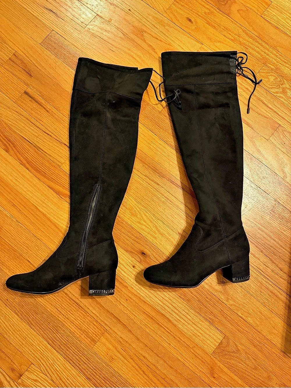Michael Kors Jane Mid Boot Over-the-Knee Boots Black US 8.5 M